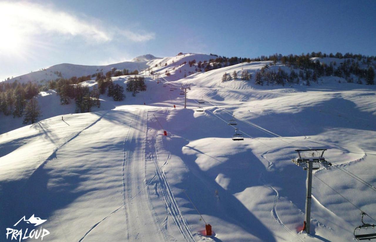 Studio Chaleureux A Uvernet Fours 25M² Avec Vue Montagne Uvernet-Fours Exterior foto